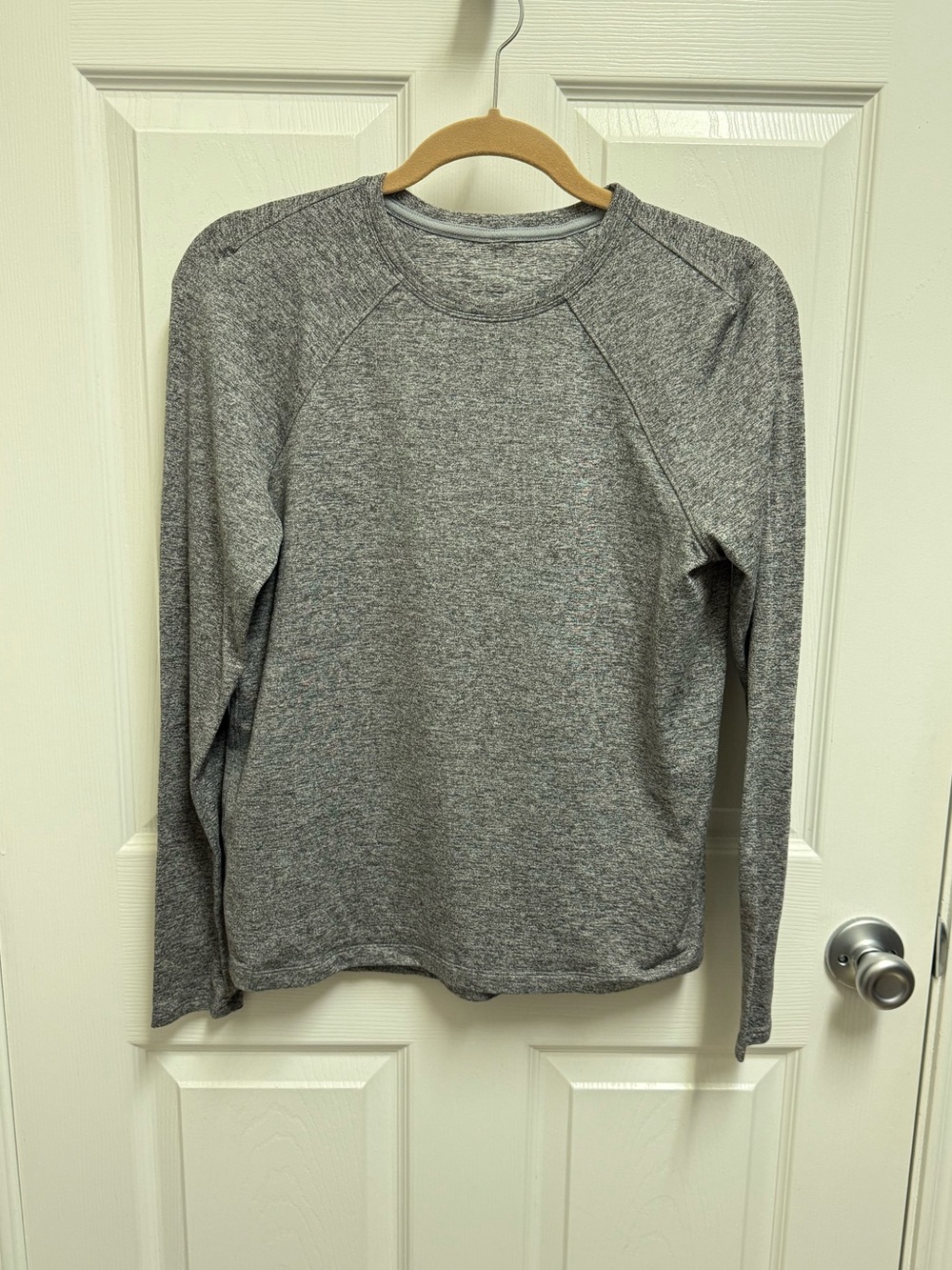 Lululemon Gray Athletic Long Sleeve Top
